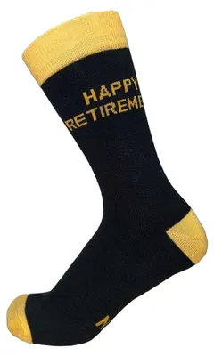 Immagine prodotto di Star - Calzini da uomo, Pensionierung GT23972 (41 EU - 45 EU) (Nero/Giallo)