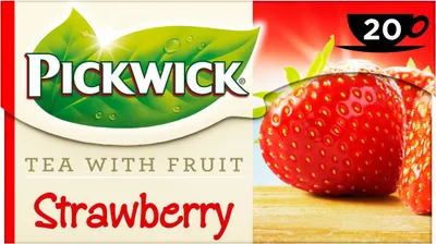 Produktbild von Pickwick Früchtetee Erdbeere 12 x 30 Gramm