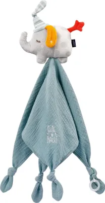 Immagine prodotto di Fehn panno coccole notte elefante fosforescente panno ciuccio 42 cm
