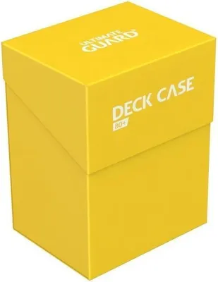Produktbild von Ultimate Guard Deck Case 80+ Standardgröße Gelb