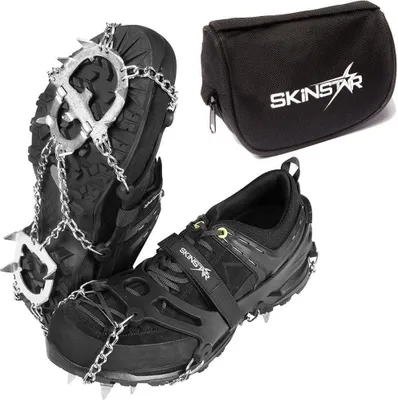 Immagine prodotto di SkinStar MOUNT PRO Grödel ramponi ghiaccio spuntoni scarpe artigli scarpe catene escursioni - Groesse: L (41-44)