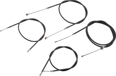Produktbild von Bowdenzugsatz BK350 schwarz komplett (4-teilig)