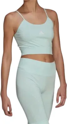 Produktbild von Adidas Sml Spagcrop Damen Sport mint trägerloses Top XS