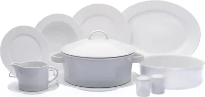Obrázok produktu pre Thun 1794 Jedálenská súprava, biela, český porcelán, Ella, Thun, 27 d.