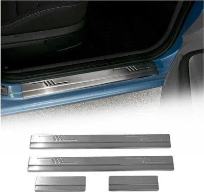 Image de Seuils de porte pour Daihatsu Terios 1997-2005 acier inoxydable argent 4x