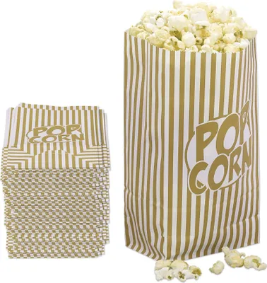 Image de Cône de pop-corn rétro, paquet de 144