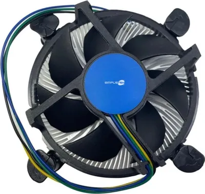 Image de Ventilateur pour dissipateur thermique de processeur Intel LGA115x, 1156, 1155, 1200, 1150, 1151 (V1, V2)