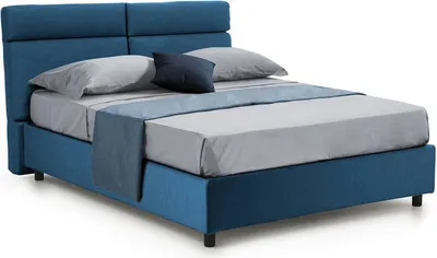 Produktbild von Annus - Doppelbett, blau, Inkl. Matratze  Italy