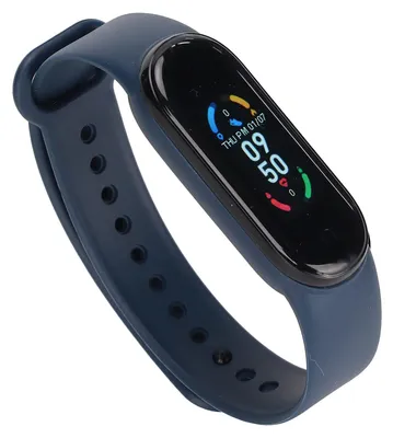 Image de Bracelet de fitness avec moniteur de fréquence cardiaque, suivi du sommeil, podomètre, notifications d'applications, idéal pour les activités sportives