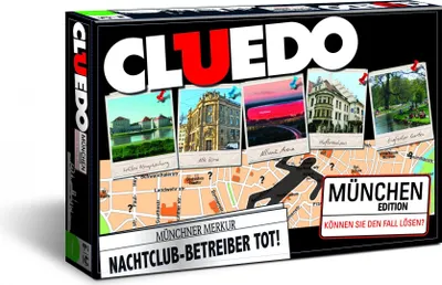 Produktbild von Cluedo München Brettspiel Gesellschaftsspiel