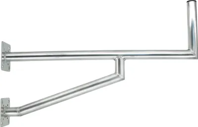 Produktbild von PremiumX 100cm Wandhalter Aluminium zwei Wandplatten SAT Wand-Halterung für Satelliten-Schüssel LTE Antennen Wandausleger 1m
