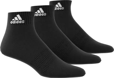 Produktbild von adidas Cushioned Sportswear Ankle Socken, 3 Paar, schwarz/weiß schwarz(weiß M