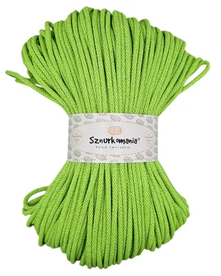 Obrázek produktu pro Bavlněná šňůra s jádrem 5 mm 100 m, příze na macramé, šňůra na macramé, háčkovaná šňůra, šňůra na macramé, přírodní příze, šňůra 5 mm, pletená bavlněná šňůra