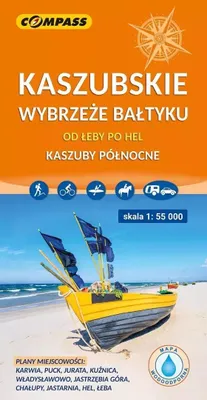 Zdjęcie produktu dla Mapa - Kaszubskie wybrzeże Bałtyku
