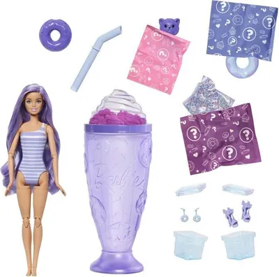 Image de Barbie Poupée Pop Reveal, Parfumée, Articulée, Avec Accessoires, Changement de Couleur