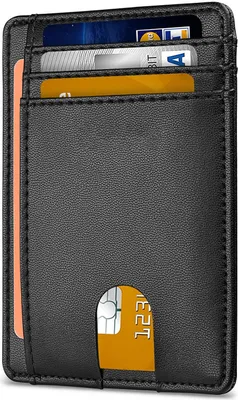Produktbild von INF RFID-Kartenhalter aus Leder mit Platz für Airtag