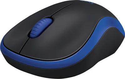 Produktbild von Logitech M 185 Cordless Notebook Mouse USB schwarz / blau