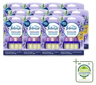 Zdjęcie produktu dla 12 sztuk, pojemnik uzupełniający Ambi Pur 3Volution, zapach lawendy, 20 ml - opakowanie zbiorcze