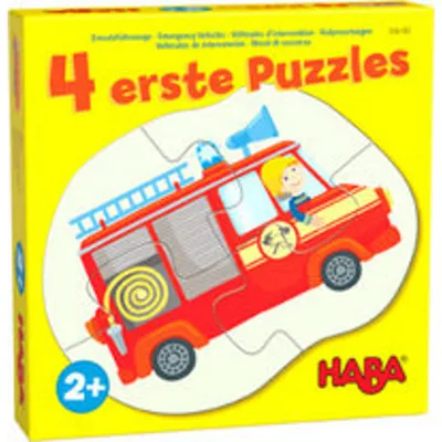 Produktbild von 4 erste Puzzles - Einsatzfahrzeuge