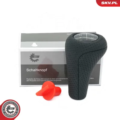 Obrázok produktu pre ESEN SKV hlavica radiacej páky, čierna koža, 6-stupňová prevodovka, pre BMW 3 Touring (E91), 3 Sedan (E90), 3 Sedan (E46), 1 Hatchback (E87), 5 Sedan