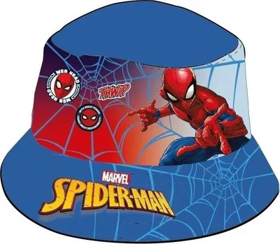 Zdjęcie produktu dla Kapelusz przeciwsłoneczny Spiderman dla dzieci Ochrona UV kapelusz wędkarski i kapelusz plażowy jasnoniebieski