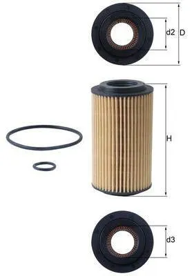 Obrázok produktu pre Olejový filter KNECHT OX 153D4