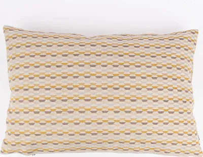 Produktbild von Kissenhülle Mira Hexagon beige gelb in div. Größen von SCHÖNER LEBEN. Größe 40x60cm (HxB) 40x60cm (HxB) Größe