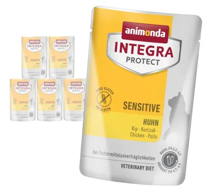 Produktbild von Animonda Integra Protect Sensitive 6x85g Nassfutter für Katzen mit Futtermittelunverträglichkeit (Huhn)