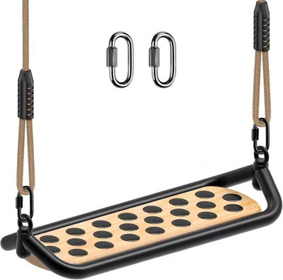 Productafbeelding van Houten schommelstoel 147-203 cm, tot 226 kg, stalen buisstructuur, voor buiten