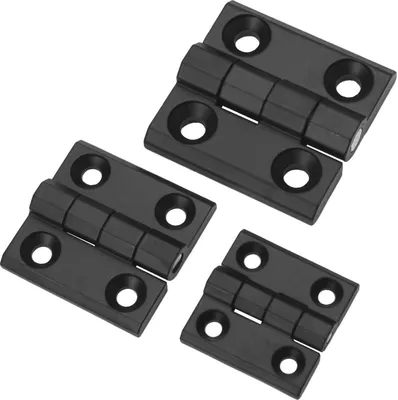 Produktbild von Kunststoffscharnier Metallscharnier Kunststoff Plastik Metall Scharnier Zink Zink 50x50mm