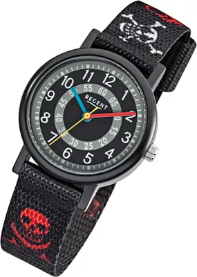 Produktbild von Regent Armbanduhr schwarz rot weiß F-950 Kinder Analog-Quarzuhr URF950