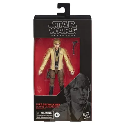 Produktbild von Hasbro Star Wars The Black Series Actionfigur Luke Skywalker ( Yavin Ceremony) 15 cm