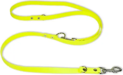 Produktbild von Mystique® Biothane verstelbare Leine 19mm neon gelb 250cm