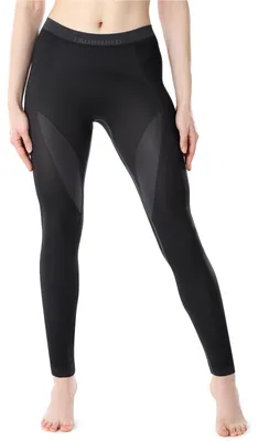 Image de Ladeheid Sous-vêtements techniques pour femmes Caleçon long thermoactif LAGI005 (Noir/Graphite, L)