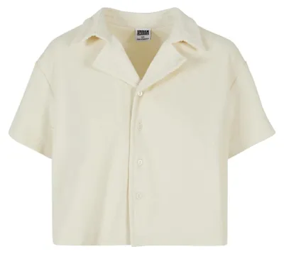 Image de Urban Classics - Chemise de plage pour femmes TN253 (4XL) (blanc pâle)