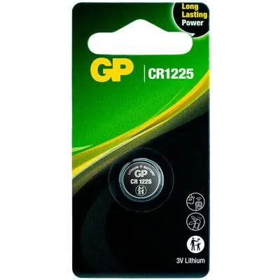 Produktbild von GP 0601225C1 Knopfzelle CR1225 3,0 V