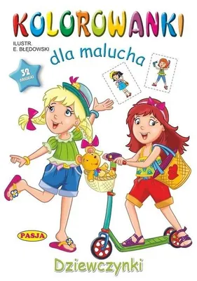 Obrázok produktu pre Książka dla dzieci Kolorowanka Dziewczynki z naklejkami 16 stron