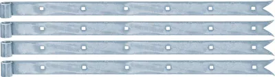 Immagine prodotto di Nastro per serrature Alberts 862565, diritto, estremità a coda di carpa, zincato blu elettroliticamente, rotolo Ø 16 mm, dimensioni 1000 x 40 mm, set da 4 pezzi