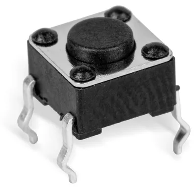 Productafbeelding van 20x Microschakelaars, 1 circuit, normaal open – Mini-microschakelaars (UIT)-AAN – Soldeerbare inbouwschakelaars, 0,05 A, 12 V DC – Compacte schakelaar voor hobby-elektronica, auto en afstandsbediening – Verkoopeenheid: 20 stuks [09001]