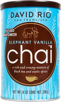 Produktbild von David Rio - Elephant Vanilla Chai - plechovka (398 g)