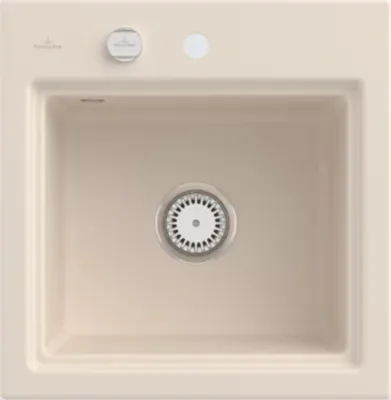Produktbild von Villeroy & Boch Keramikspüle 335502FU, Subway Style 50 S Einbauspüle - inkl.