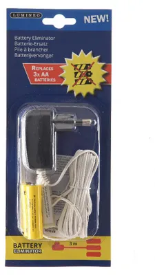 Image de Adaptateur Piles 4,5v Intérieur Alimentation Continue Pour Appareils à Piles 3xaa - Lumineo