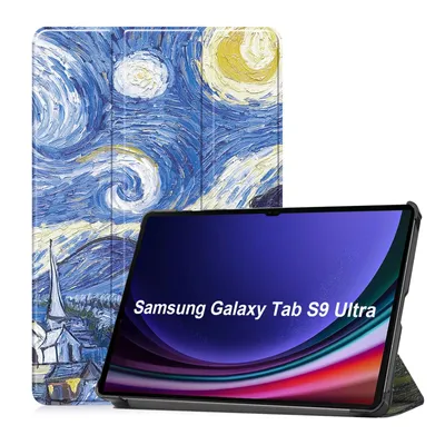 Produktbild von Schutzhülle für Samsung Tab Galaxy S9 Ultra SM-X910 SM-916B 14.6 Zoll Slim Case Etui mit Standfunktion und Auto Sleep/Wake Funktion