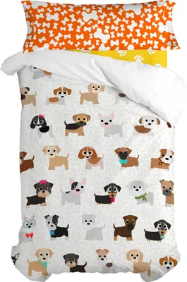 Produktbild von Dogs Bettbezug set 2 teiliges  155 x 220 cm 100% Baumwolle Hergestellt in Europa