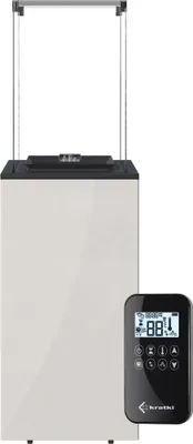 Zdjęcie produktu dla Ogrzewacz gazowy szklany biały automat 8,2 kW