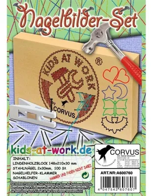 Obrázok produktu pre CORVUS Kids at Work Nagelbilder Set
