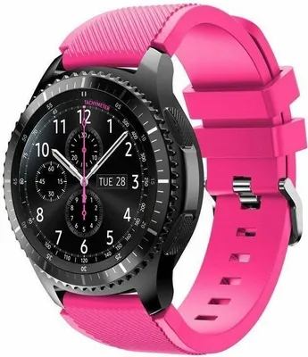 Produktbild von Strap-it Samsung Gear S3 Classic / Frontier Armband Silikon (Pink)