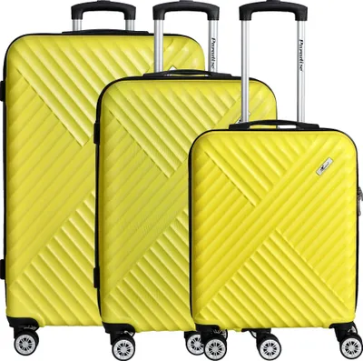 Produktbild von Paradise by CHECK.IN Kingston - 4-Rollen-Trolley Set 3tlg. (gelb)