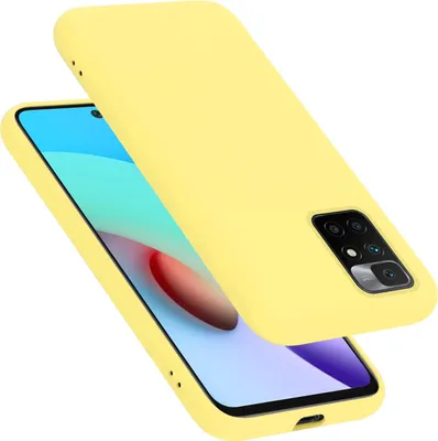 Image de Cadorabo Housse de protection pour Xiaomi RedMi 10 / RedMi NOTE 11 4G Housse en jaune Housse téléphone portable Case Cover TPU Etui