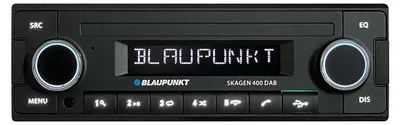Image de Autoradio Blaupunkt Skagen 400, format 1-DIN, avec radio DAB+, connectivité USB, entrée auxiliaire et Bluetooth